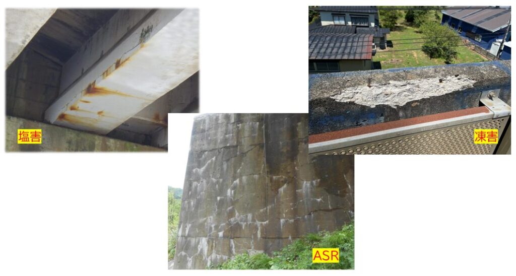 代表的な劣化事例
